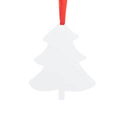 Szublimációs műanyag medál - karácsonyfa