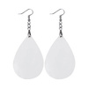 Earrings made of MDF for sublimation - drop