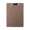 Skórzany clipboard A4 do sublimacji - szary