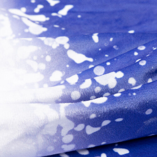 Couverture en peluche Bleached Starry Blue Rectangle pour sublimation