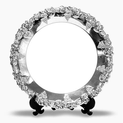 Kerek fémlemez 20 cm-es talppal Szublimációs hőátvitel