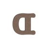 Decoratieve letter in MDF voor sublimatie 10 cm D