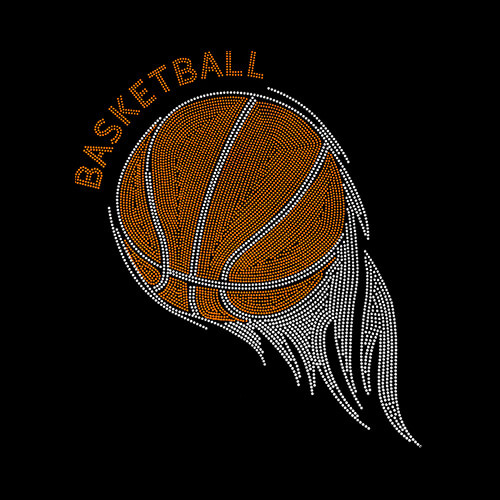Zirkónová fólia na termotransfer - basketbal