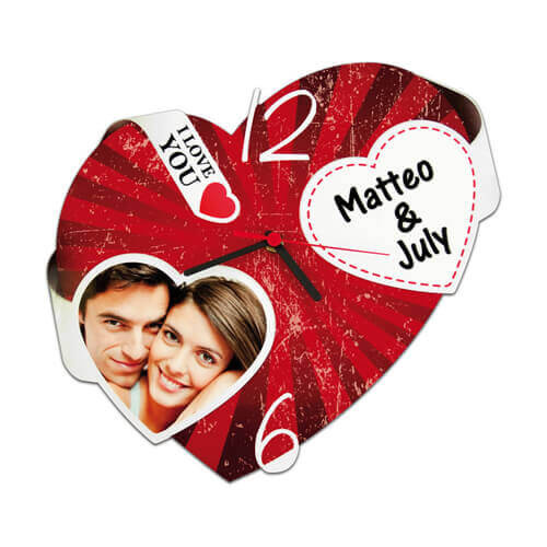 MDF stenska ura - Lovely - Sublimacijski toplotni prenos