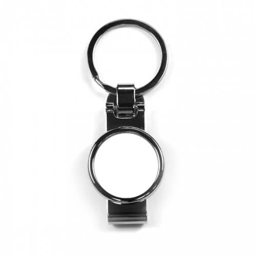 Metalni privjesak za ključeve okrugli za tisak sublimacijskim termalnim transferom