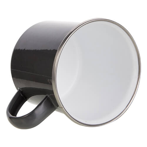 Taza metálica 360 ml para termotransferencia - gris