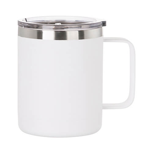 300 ml ruostumattomasta teräksestä valmistettu kahvimuki sublimaatiota varten - matta valkoinen