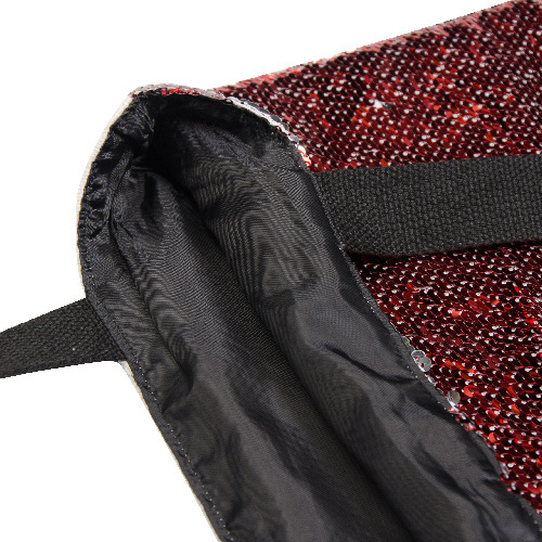 35 x 38 cm bag with red sequins for sublimation printing