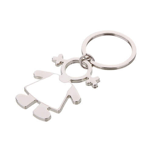 Porte-clés "Girl" sublimable