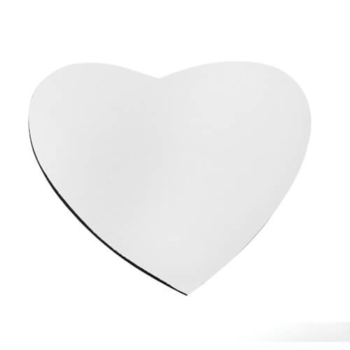 Hart muismat 23,5 x 20 cm / 5 mm sublimatie thermische overdracht