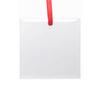 Glass Christmas tree pendant for sublimation - square