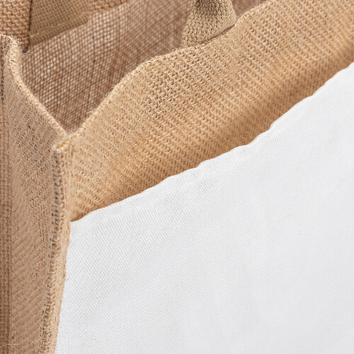 Jute zak 42 x 34 x 19 cm voor sublimatie