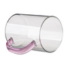 Vaso de 450 ml con asa rosa para sublimación