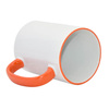 Mugg MAX A + 450 ml med orange handtag Sublimation Thermal Transfer