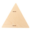 Marco de fotos triangular de madera contrachapada para sublimación - 22,8 x 25,4 cm