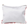 Cosmetic bag 20.5 x 16 cm with red and white sequins for sublimation