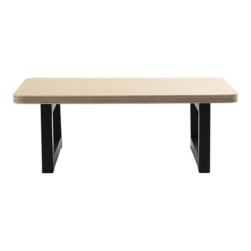 Taburet pentru copii din placaj cu picioare metalice pentru sublimare