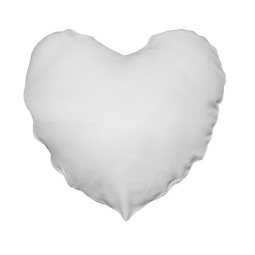 Funda de almohada en forma de corazón Best Sub 40 x 40 cm poliéster Sublimación Transferencia térmica