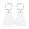 Double-sided MDF keychain for sublimation - megaphone