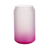 Verre dépoli pour sublimation 400 ml - dégradé mauve