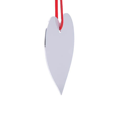 Pendentif en métal pour sublimation - cœur