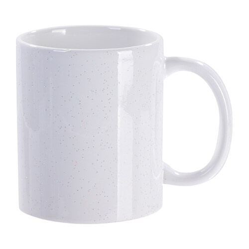 Mug brillant à paillettes 330 ml pour sublimation