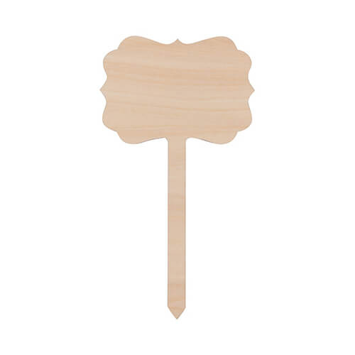 Sodo rozetės plokštelė 10 x 17,5 cm, skirta sublimacijai