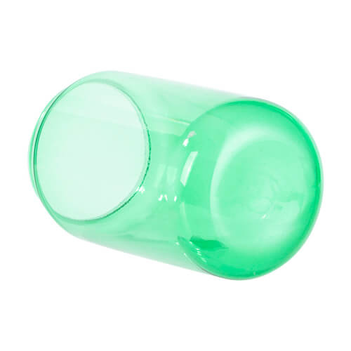 400 ml glass for sublimation - green