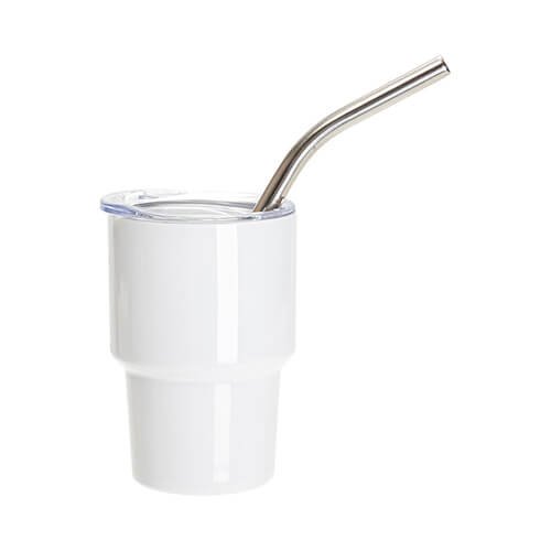 Verre à shot en acier inoxydable pour sublimation - blanc