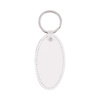 Leren sleutelhanger voor sublimatie - ovaal