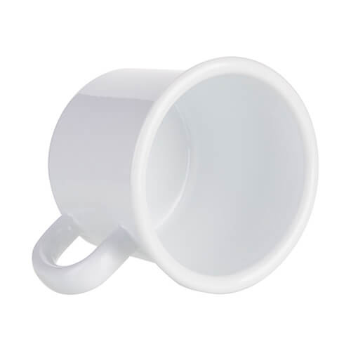 Emaille mok 360 ml wit voor sublimatie