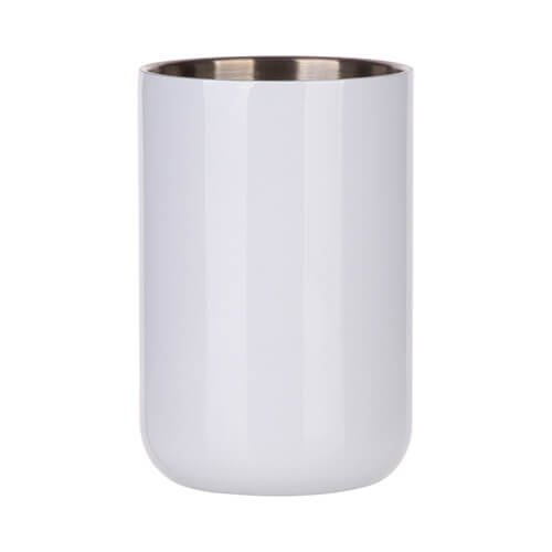 Krūzīte bez roktura 500 ml no nerūsējošā tērauda sublimācijai - balta