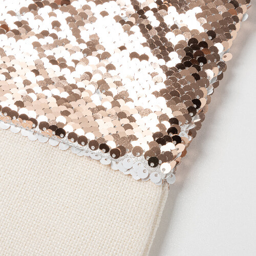 Christmas sock with champagne sequins for sublimation