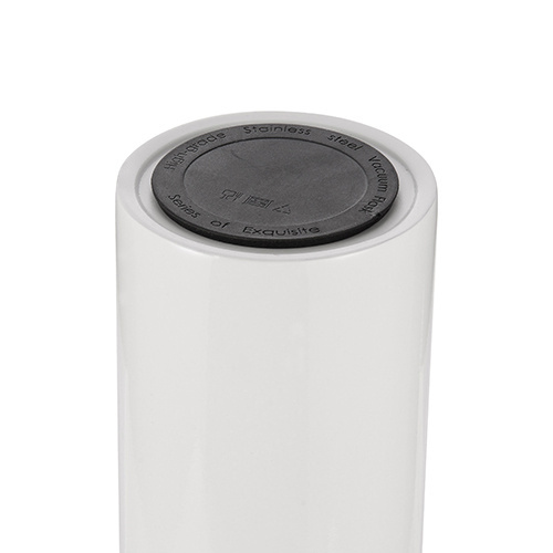 Flaska - 500 ml termisk mugg av rostfritt stål för sublimering - vit