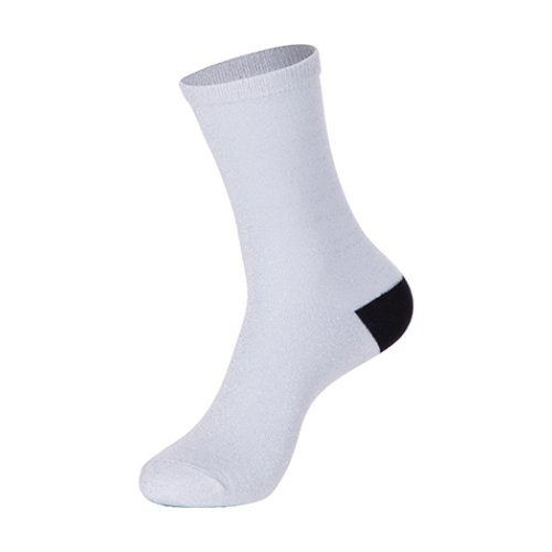 Șosete de 35 cm pentru sublimare - sclipici argintiu