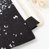 Vybielené zadné vrecko Starry Black na sublimáciu