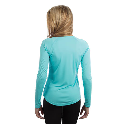 Ladies Solar Long Sleeve - Water Blue