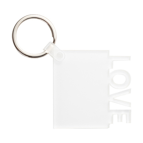 Acryl sleutelhanger voor sublimatie - Love