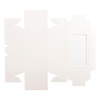 Decorative packaging with window for 2 baubles for sublimation - 9 x 16 x 7.5 cm