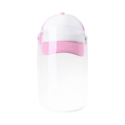 Children's sublimation visor cap - pink