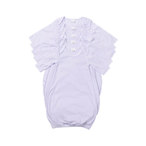 Hosszú ujjú alvópóló szublimációhoz - fehér