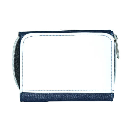 Denim pénztárca 12 x 9 cm Szublimáció Termikus transzfer