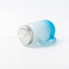 Mason Jar matglazen mok voor sublimatie - blauw gradiënt