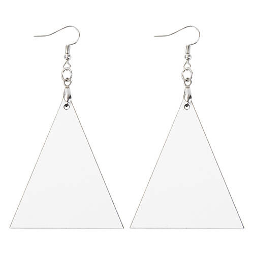 Boucles d'oreilles en MDF pour sublimation - grand Triangle