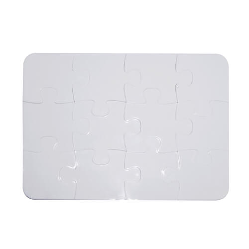 Plastična slagalica 13 x 9,5 cm 12 dijelova Sublimacija Termo transfer