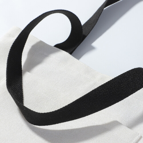 Shopping bag 38 x 59 cm with black handles for sublimation