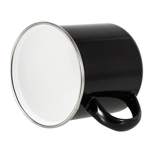Metal mug 360 ml for thermal transfer - black