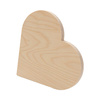 Photo frame - plywood heart for sublimation - 20.3 x 20.3 cm