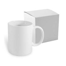 White mug JS Coating 330 ml with box Sublimation Thermal Transfer