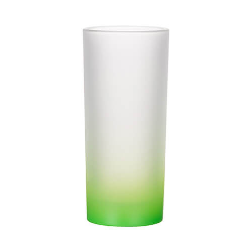 Verre dépoli pour sublimation 200ml - dégradé vert